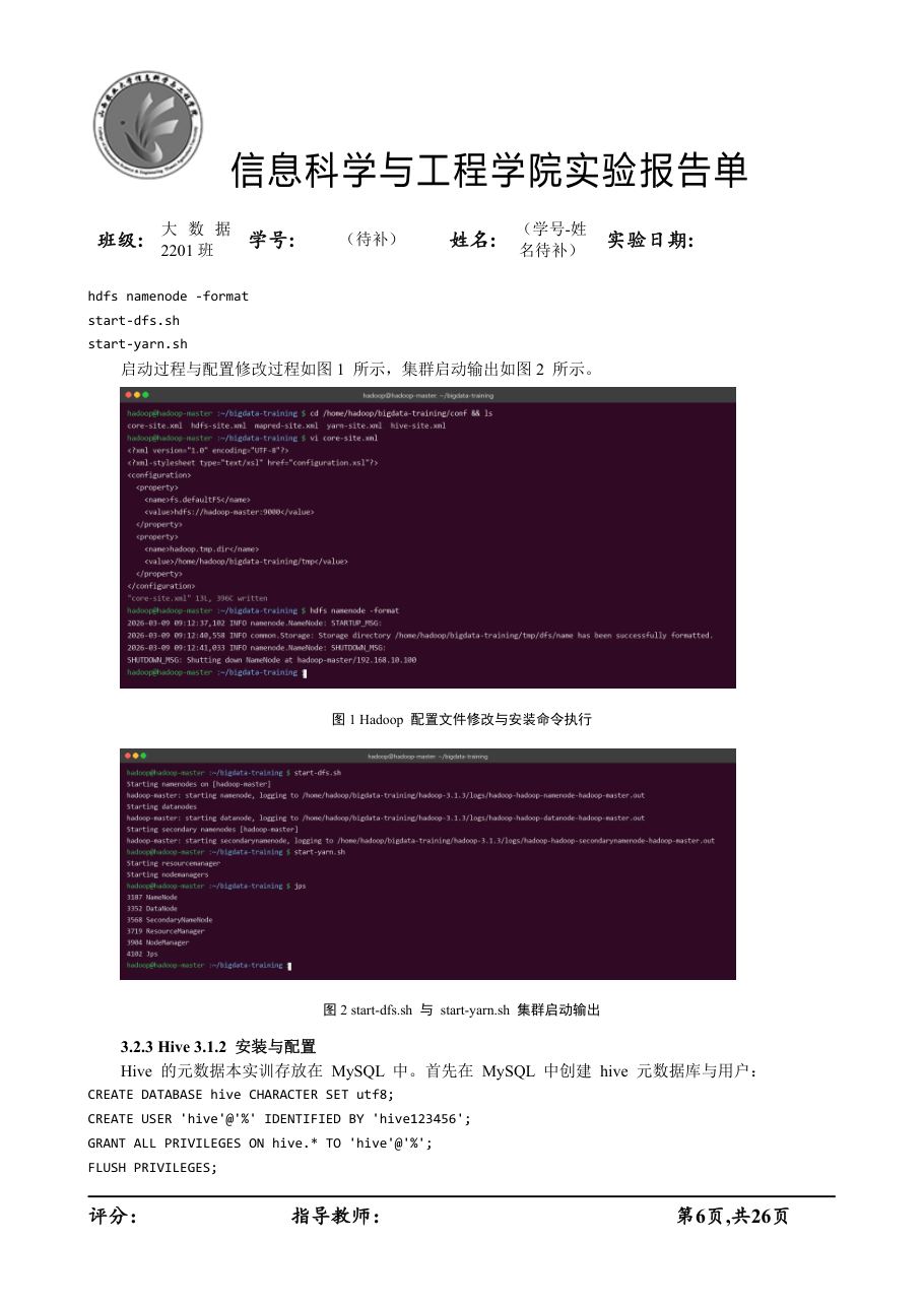 课程设计 / 大作业（工程包） 第 8 页